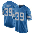 D.Lions #39 Jake Bates Player Blue Vapor Untouchable Throwback Game Mdoa Stitched Jerseys