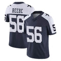 D.Cowboys #56 Cooper Beebe Player Navy-White Limited Alternate Vapor Untouchable Home Game Mdoa Stitched Jerseys