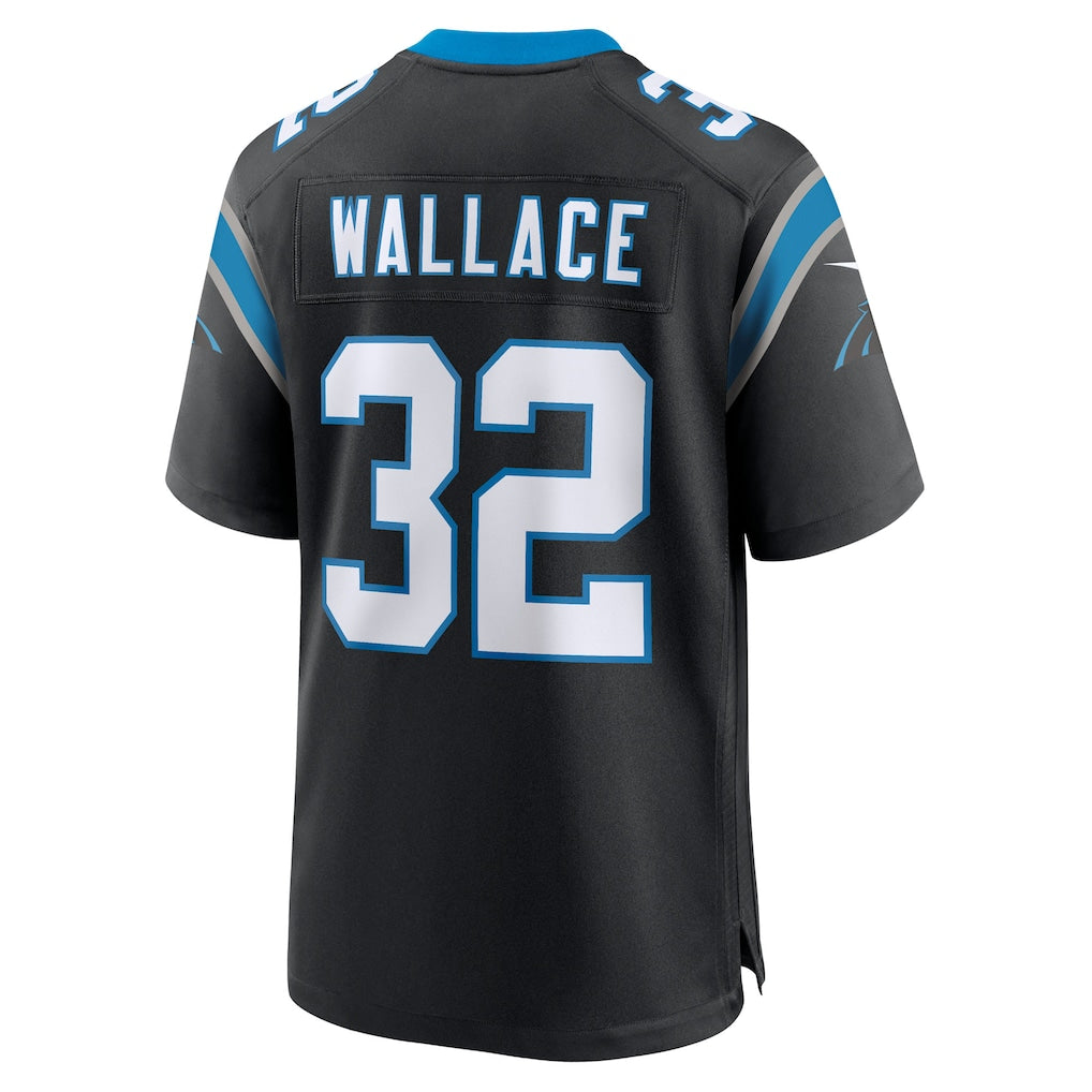 Mdoa C.Panthers #32 Trevin Wallace Black Team Game Jersey