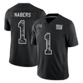 NY.Giants #1 Malik Nabers Player Black Limited 2026 Salute to Service Home Game Mdoa Stitched Jerseys