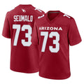 A.Cardinals #73 Isaac Seumalo Player Cardinal Limited Home Game Mdoa Stitched Jerseys