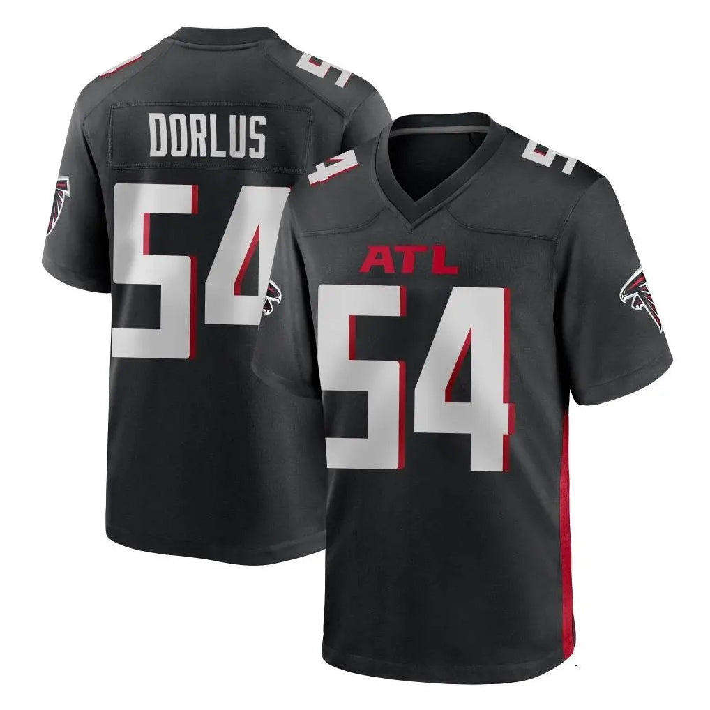 A.Falcons #54 Brandon Dorlus Player Black Home Game Mdoa Stitched Jerseys
