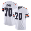 C.Bears #70 Braxton Jones Player White Classic Vapor Limited Home Game Mdoa Stitched Jerseys