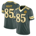 GB.Packers #85 Tucker Kraft Player Green Limited 2026 Rivalries Collection Home Game Mdoa Stitched Jerseys