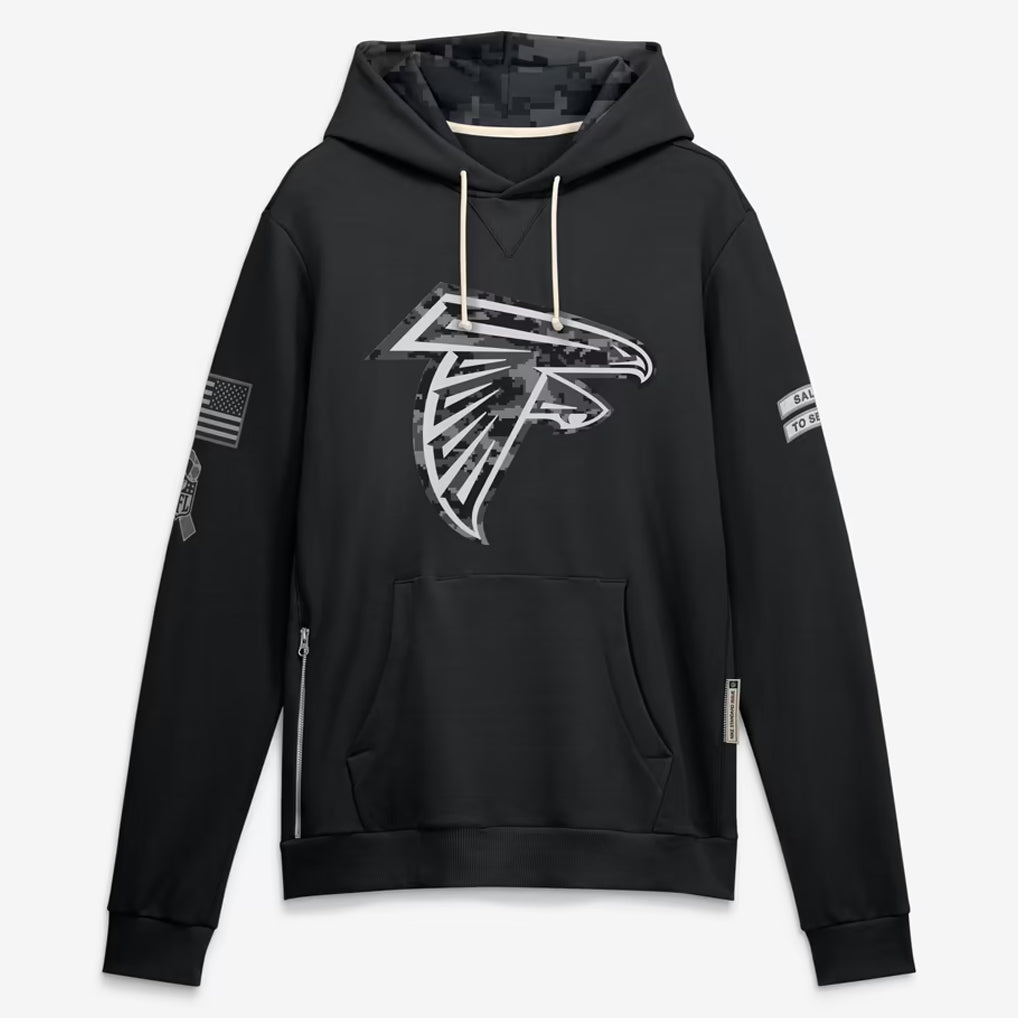 A.Falcons 2026 Black Logo Pullover Hoodies Limited Game Mdoa Stitched Jerseys