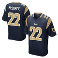 LA.Rams #22 Trent McDuffie Player Navy Home Game Mdoa Stitched Jerseys