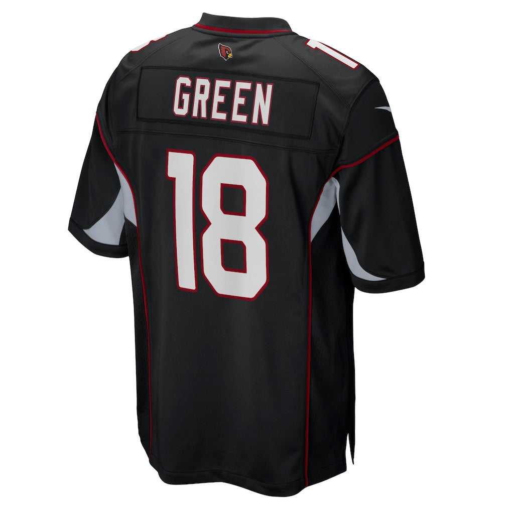 Mdoa A.Cardinals #18 A.J. Green Black Game Jersey