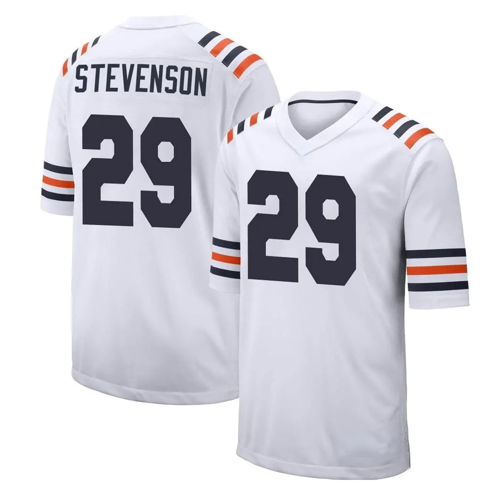 C.Bears #29 Tyrique Stevenson Player White Classic Home Game Mdoa Stitched Jerseys