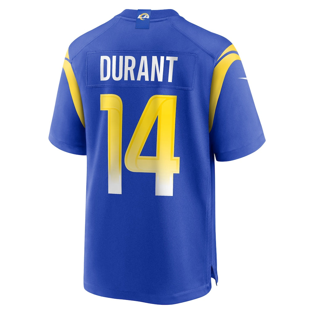 Mdoa LA.Rams #14 Cobie Durant Royal Game Player Jersey