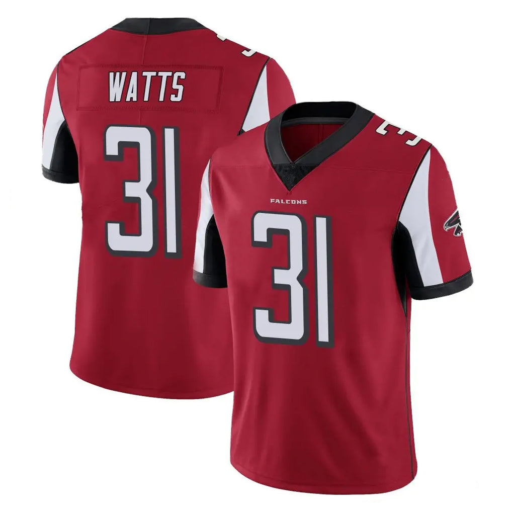 A.Falcons #31 Xavier Watts Player Red Color Vapor Untouchable Limited Home Game Mdoa Stitched Jerseys