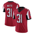 A.Falcons #31 Xavier Watts Player Red Color Vapor Untouchable Limited Home Game Mdoa Stitched Jerseys