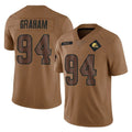 C.Browns #94 Mason Graham Player Brown Salute to Service Limited Home Game Mdoa Stitched Jerseys