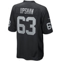 Mdoa LV.Raiders #63 Gene Upshaw Black Game Retired Player Jersey