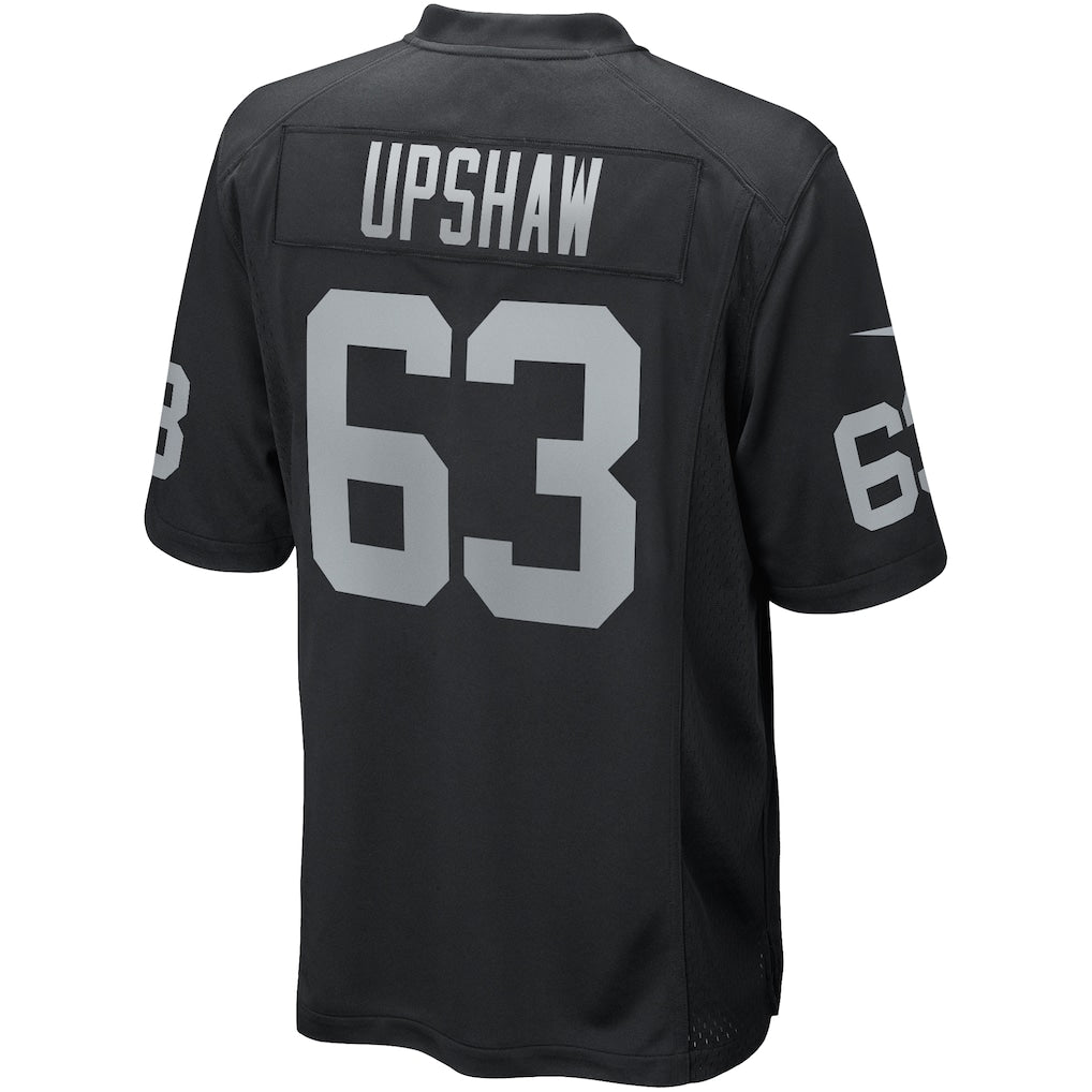 Mdoa LV.Raiders #63 Gene Upshaw Black Game Retired Player Jersey