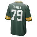 Mdoa GB.Packers #79 Travis Glover Green Game Jersey
