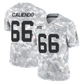 KC.Chiefs #66 Mike Caliendo Player Arctic Camo Salute To Service Limited Game Stitched Jerseys