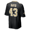 Mdoa NO.Saints #43 Michael Davis Black Team Game Jersey