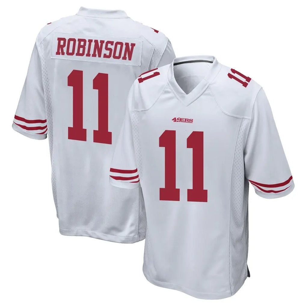SF.49ers #11 Demarcus Robinson Player White Home Game Mdoa Stitched Jerseys