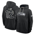 S.Seahawks #12 12th Fan Player 2026 Black Logo Pullover Hoodies Limited Game Mdoa Stitched Jerseys