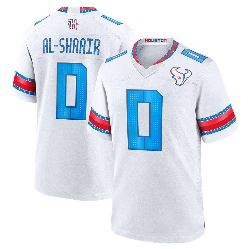 H.Texans #0 Azeez Al-Shaair Player Whtie 2026 Rivalries Vapor Home Game Mdoa Stitched jerseys