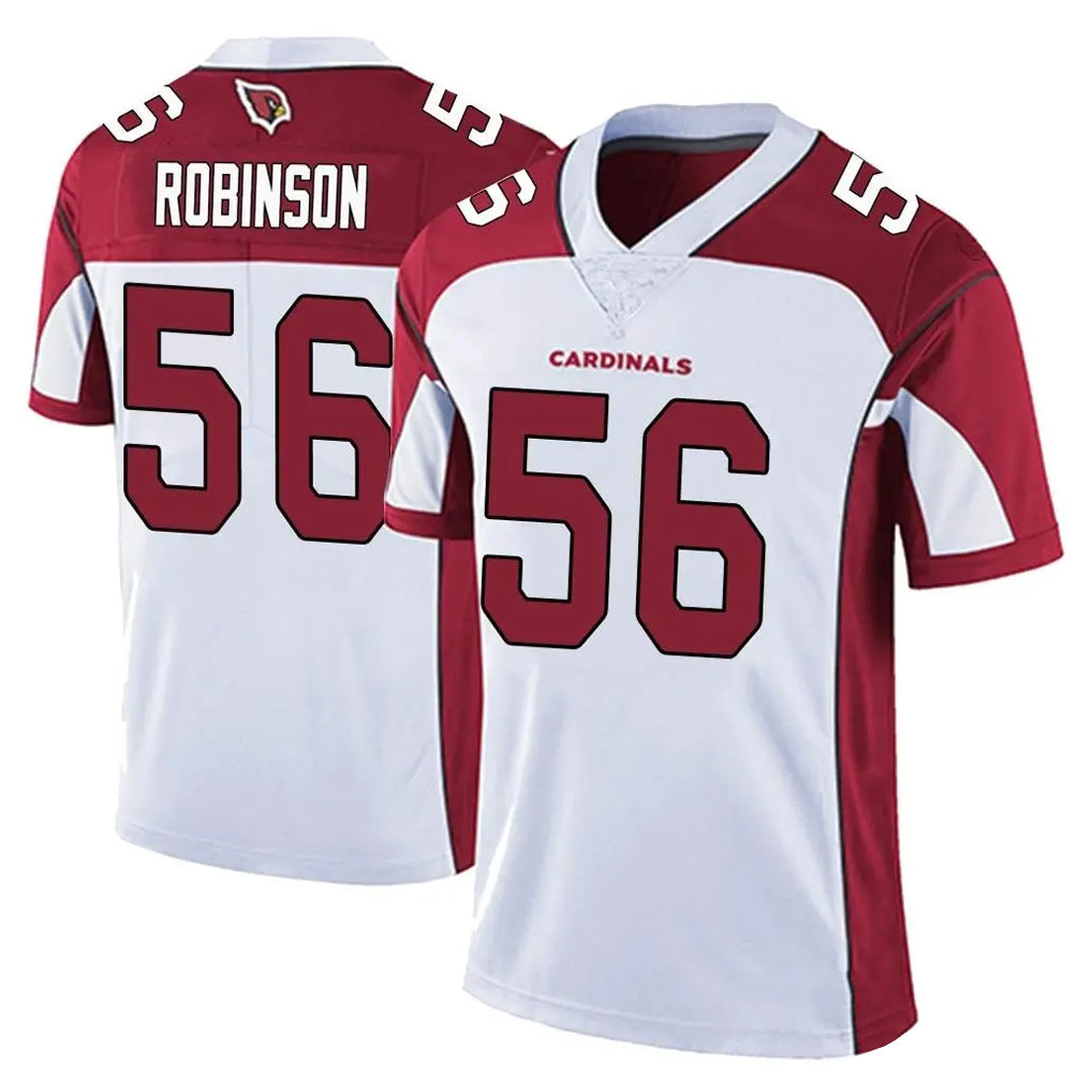 A.Cardinals #56 Darius Robinson Player White Vapor Limited Home Game Mdoa Stitched Jerseys