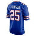 Mdoa B.Bills #25 Ty Johnson Royal Team Game Jersey