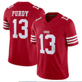 Mdoa SF.49ers #13 Brock Purdy Player Scarlet Vapor F.U.S.E. Limited Stitched Jerseys