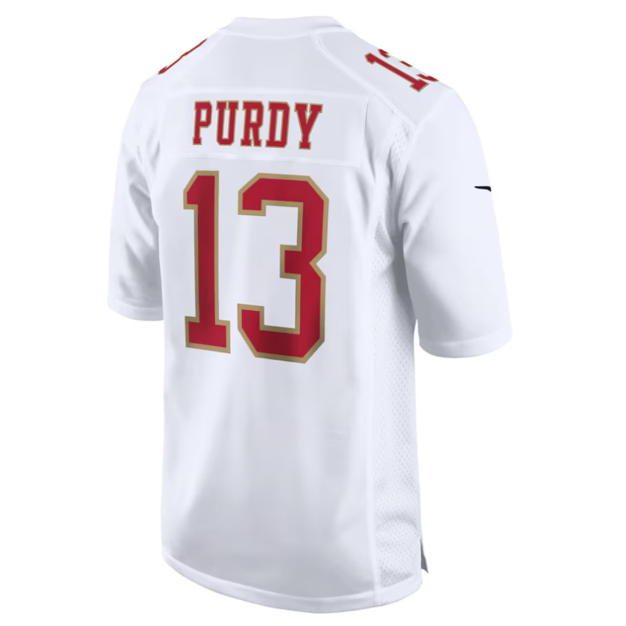 Mdoa #13 Brock Purdy Player SF.49ers Tundra White Fashion Game Stitched Jersey
