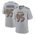 B.Ravens #95 Tavius Robinson Player Gray Color Rush Vapor Untouchable Game Mdoa Stitched Jerseys