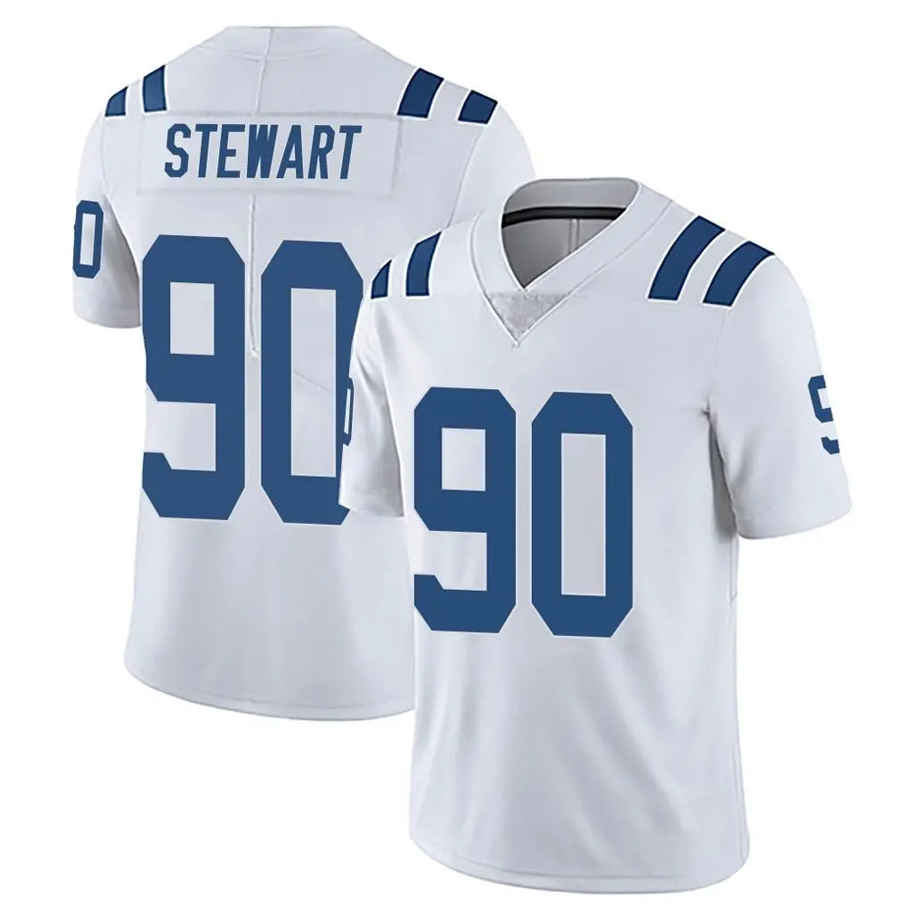 IN.Colts #90 Grover Stewart Player White Limited Vapor Untouchable Home Game Mdoa Stitched Jerseys