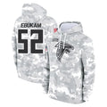A.Falcons #52 Samson Ebukam Player Camo Arctic Salute to Service Hoodies Limited Mdoa Stitched Jerseys