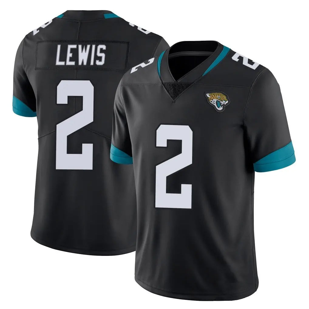 J.Jaguars #2 Jourdan Lewis Player Black Vapor Untouchable Limited Home Game Mdoa Stitched Jerseys