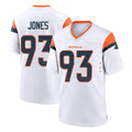 D.Broncos #93 D.J. Jones Player White Home Game Mdoa Stitched Jerseys