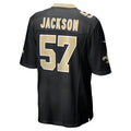 Mdoa NO.Saints #57 Rickey Jackson Black Retired Player Jersey