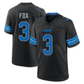 D.Lions #3 Jack Fox Player Black Alternate Home Game Mdoa Stitched Jerseys