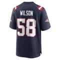 Mdoa NE.Patriots #58 Jared Wilson Navy Team Game Jersey