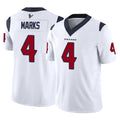 H.Texans #4 Woody Marks Player White Limited Vapor F.U.S.E. Home Game Mdoa Stitched Jerseys