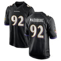 B.Ravens #92 Nnamdi Madubuike Player Black Alternate Home Game Mdoa Stitched Jerseys