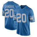 D.Lions #20 Barry Sanders Player Blue Vapor Untouchable Throwback Game Mdoa Stitched Jerseys