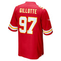 Mdoa KC.Chiefs #97 Ashton Gillotte Red Team Game Jersey