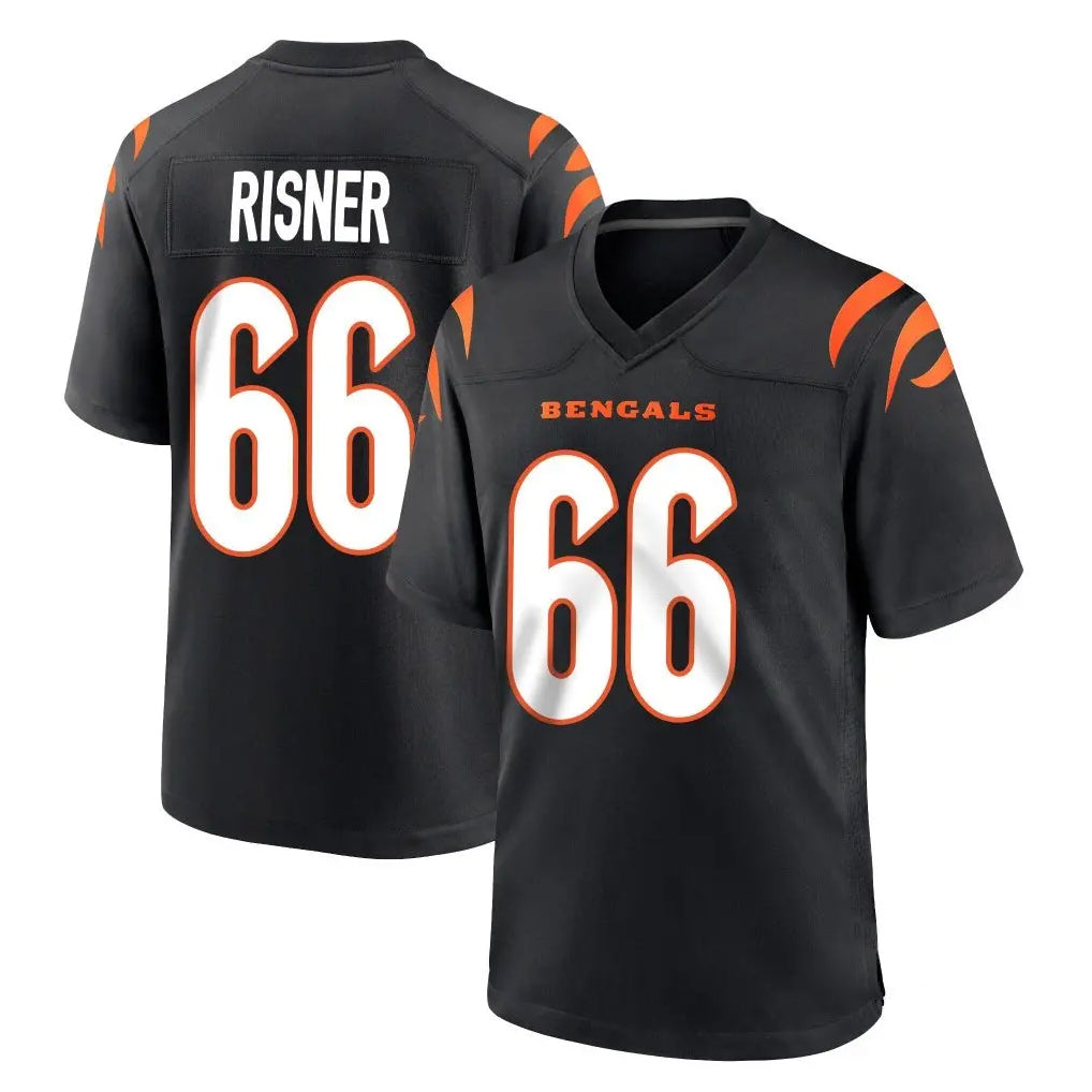 C.Bengals #66 Dalton Risner Player Black Home Game Mdoa Stitched Jerseys