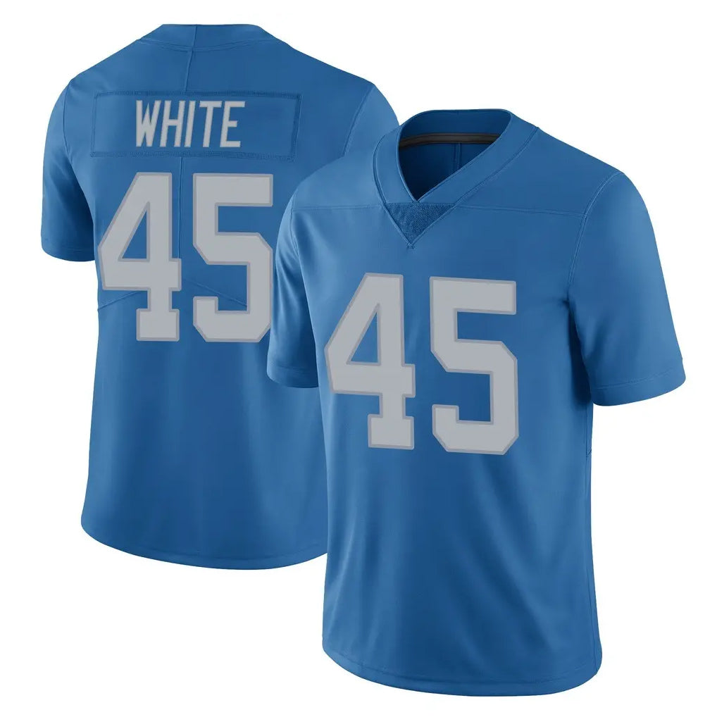 D.Lions #45 Devin White Player Blue Limited Throwback Vapor Untouchable Mdoa Stitched Jerseys
