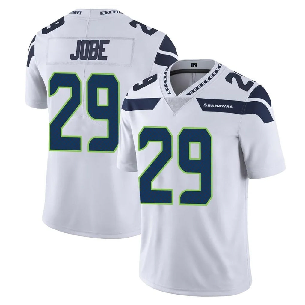 S.Seahawks #29 Josh Jobe Player White Limited Vapor Untouchable Home Game Mdoa Stitched Jerseys