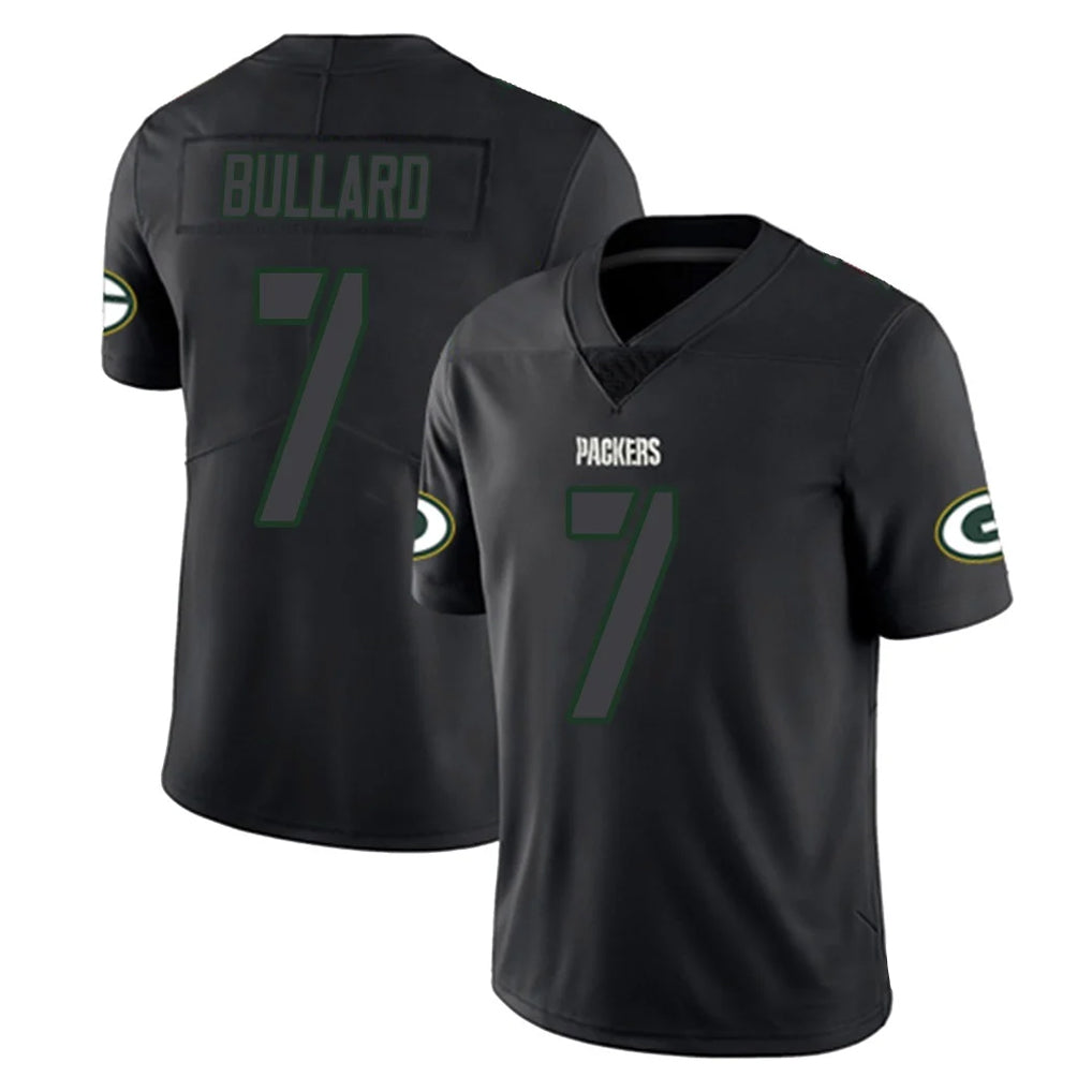 GB.Packers #7 Javon Bullard Player Black Impact Limited Home Game Mdoa Stitched Jerseys