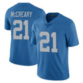 D.Lions #21 Roger McCreary Player Blue Limited Throwback Vapor Untouchable Mdoa Stitched Jerseys