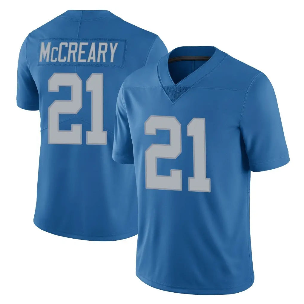 D.Lions #21 Roger McCreary Player Blue Limited Throwback Vapor Untouchable Mdoa Stitched Jerseys