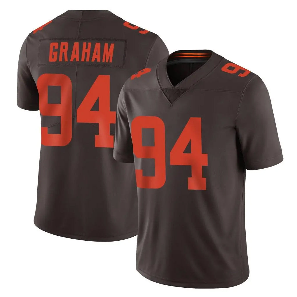 C.Browns #94 Mason Graham Player Browns Color Rush Limited Home Game Mdoa Stitched Jerseys