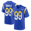 LA.Rams #99 Aaron Donald Player Royal Home Game Mdoa Stitched Jerseys