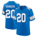 D.Lions #20 Barry Sanders Player Blue Alternate Home Game Mdoa Stitched Jerseys