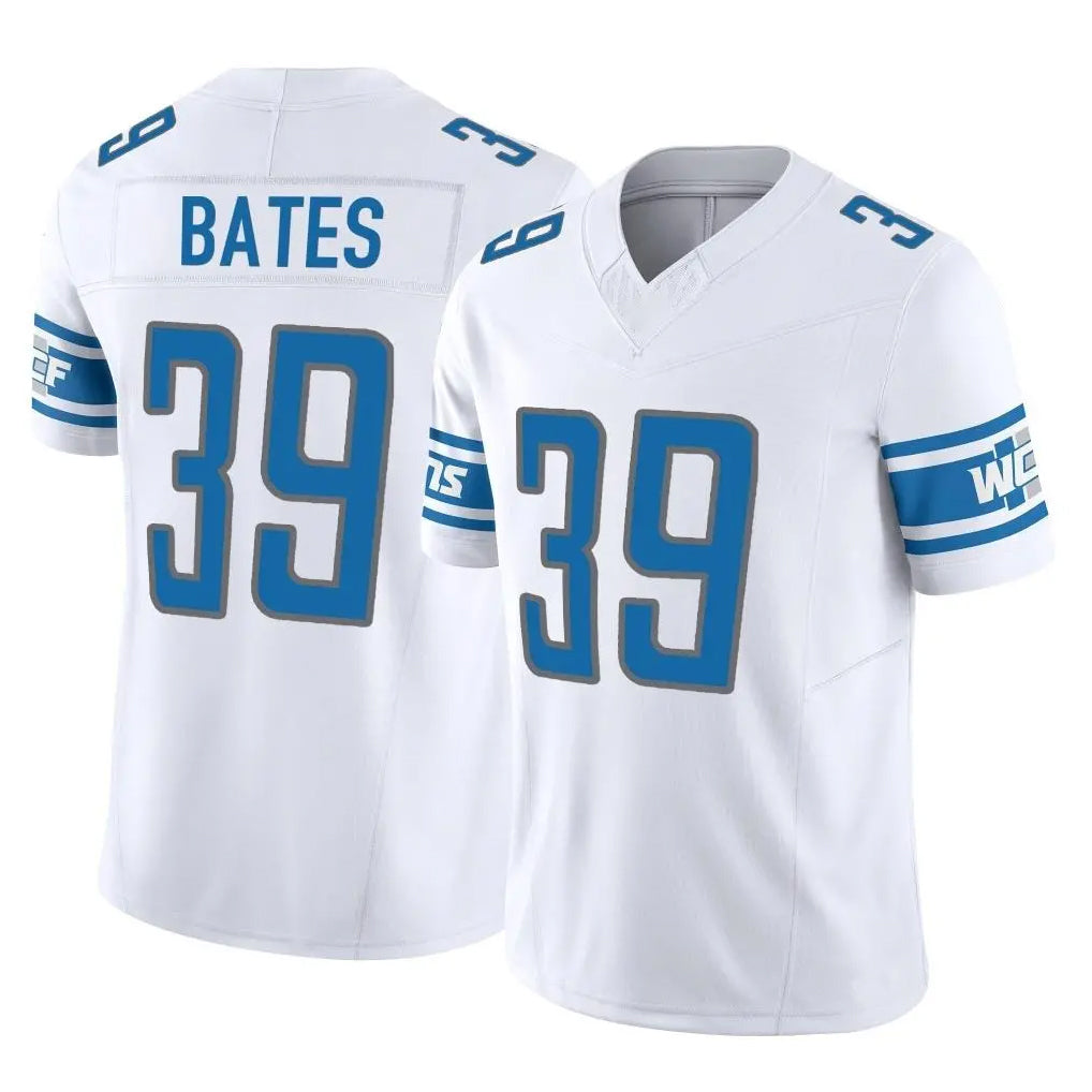 D.Lions #39 Jake Bates Player White Vapor F.U.S.E. Limited Home Game Mdoa Stitched Jerseys